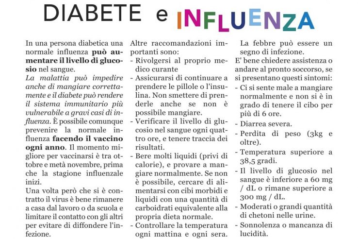 Diabete e influenza